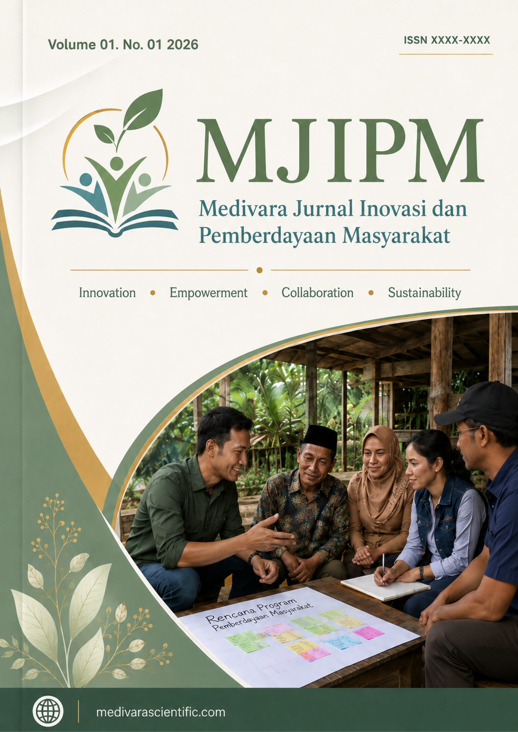 Cover Medivara Jurnal Inovasi dan Pemberdayaan Masyarakat (MJIPM)